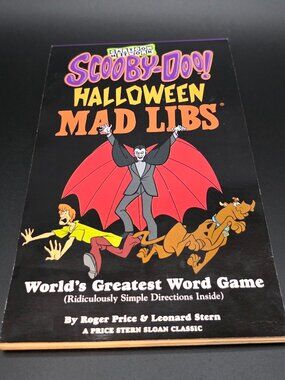 Vintage SCOOBY-DOO HALLOWEEN MAD LIBS By Roger Price & Leonard Stern